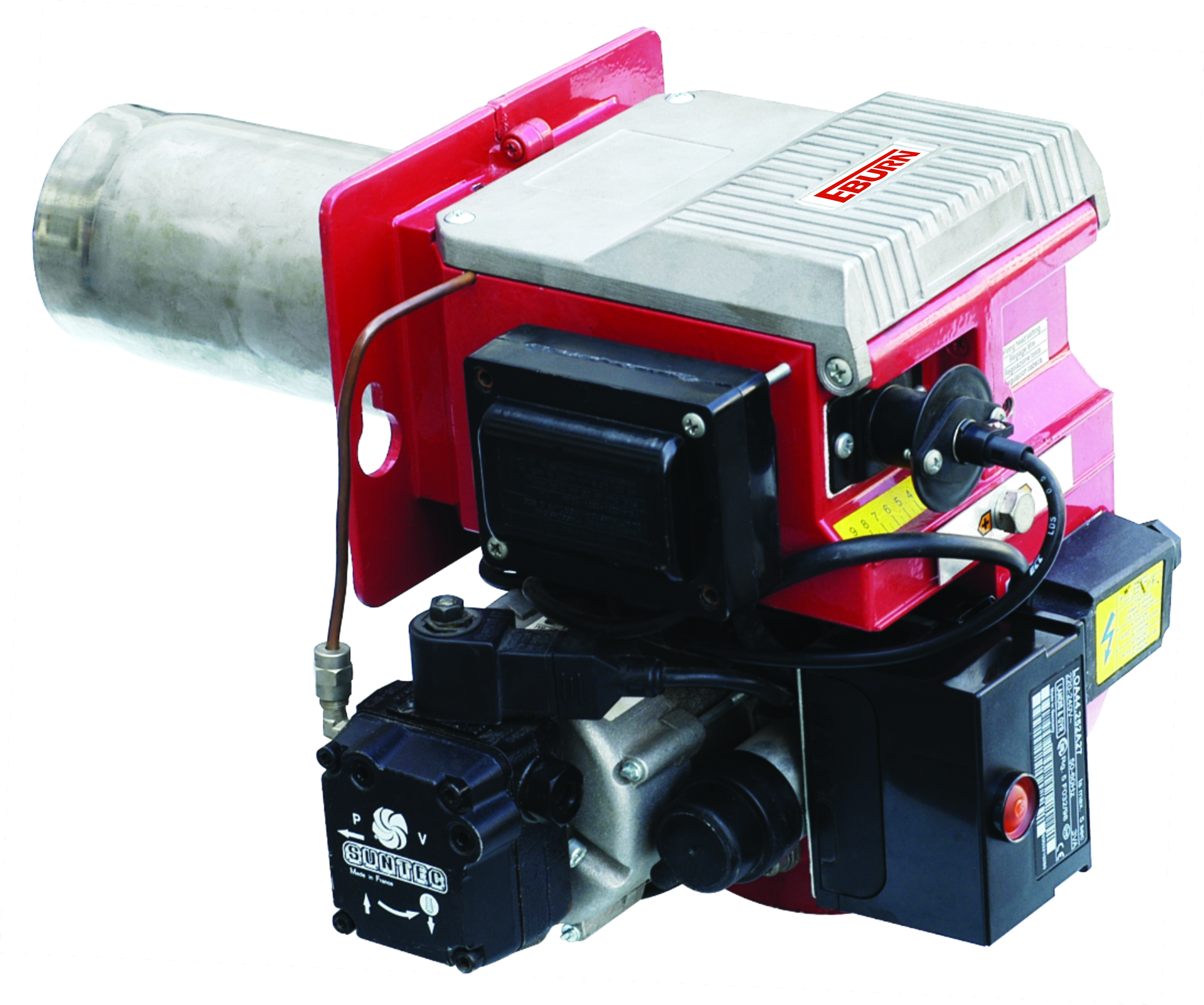 One Stage Refractory Type Light Oil Burner - Material: Steel