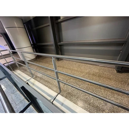 Stainless Steel Railing Fabrication Service - Polished Finish, 36 Inches High with 1.5 Inch Handrail Diameter | Durable, Corrosion-Resistant, Modern Aesthetic