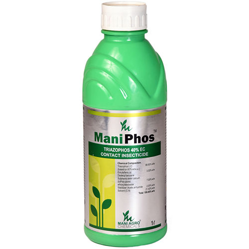 Mani Phos Triazophos 40% Ec Contact Insecticide - Application: Agriculture