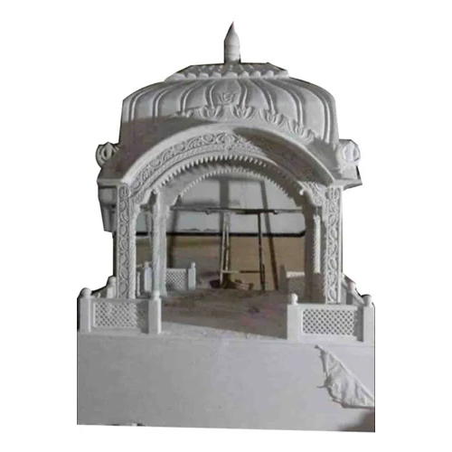 Outdoor Makrana Marble Temple