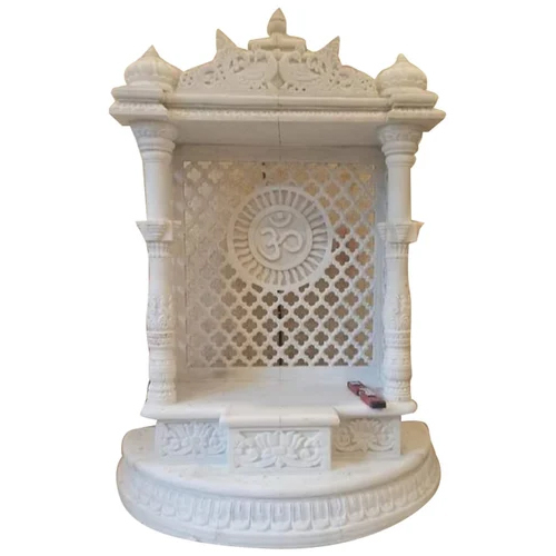 Pure White Makrana Marble Temples