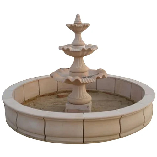 Outdoor Sandstone Fountain