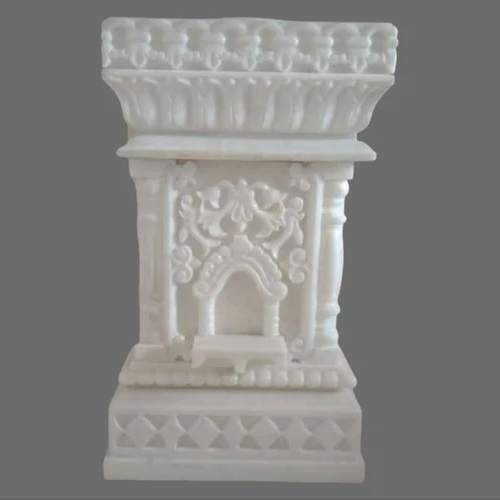 Indoor Makrana Marble Tulsi Pot Stand
