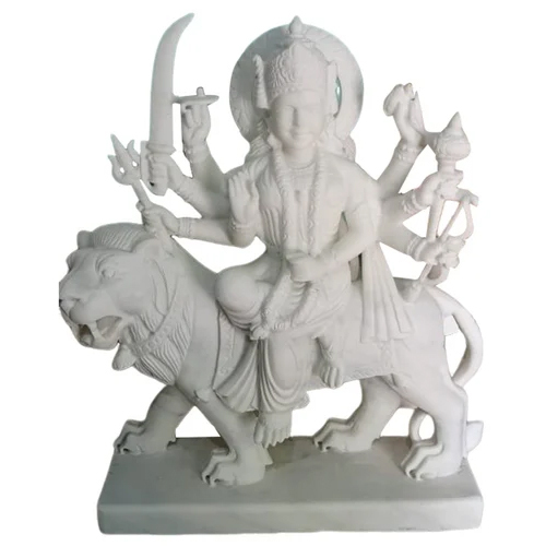 Durga Mata Makrana Marble Statue