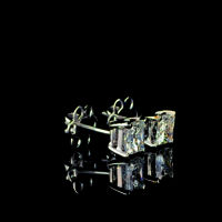 Princess Cut Diamond Stud Earrings