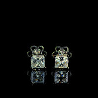 Princess Cut Diamond Stud Earrings