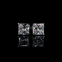 Princess Cut Diamond Stud Earrings