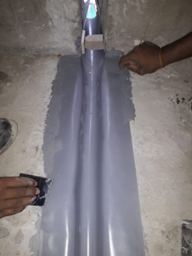 Vertical Joint Epdm Pasting And Sealing - High Strength Lightweight Epdm Material | Corrosion Resistant Finish, Powder Coated For Industrial Usage