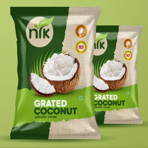 Grated Coconut-100gm - Full-Husked Matured Pulp, White Medium-Size Grated Coconut with Fresh Style, Gluten-Free & Vegan