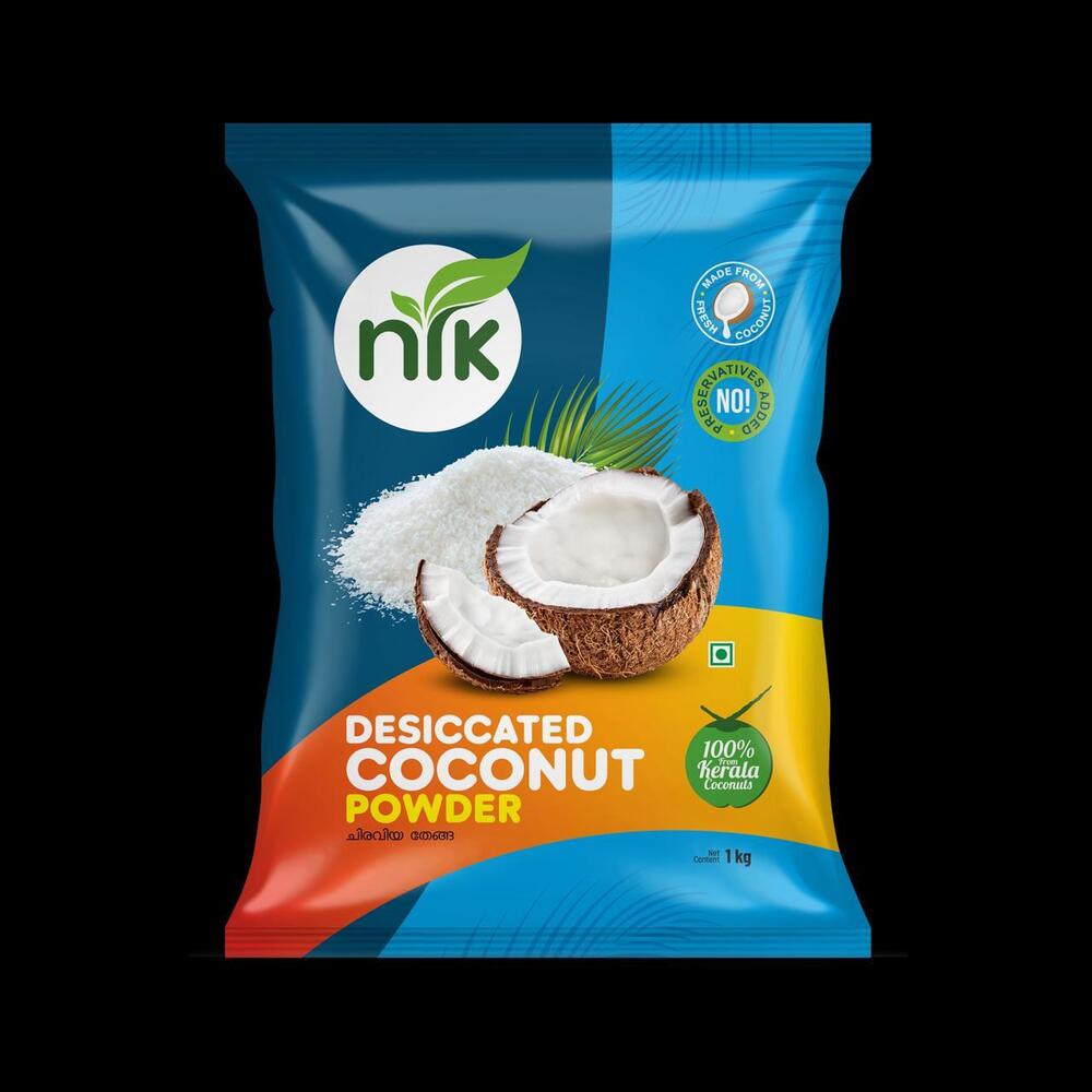High Fat Desiccated Coconut Powder - Finely Ground Coconut Meat, Sweet Flavor and Creamy Texture | High Quality, No Additives, Convenient Bag Packaging