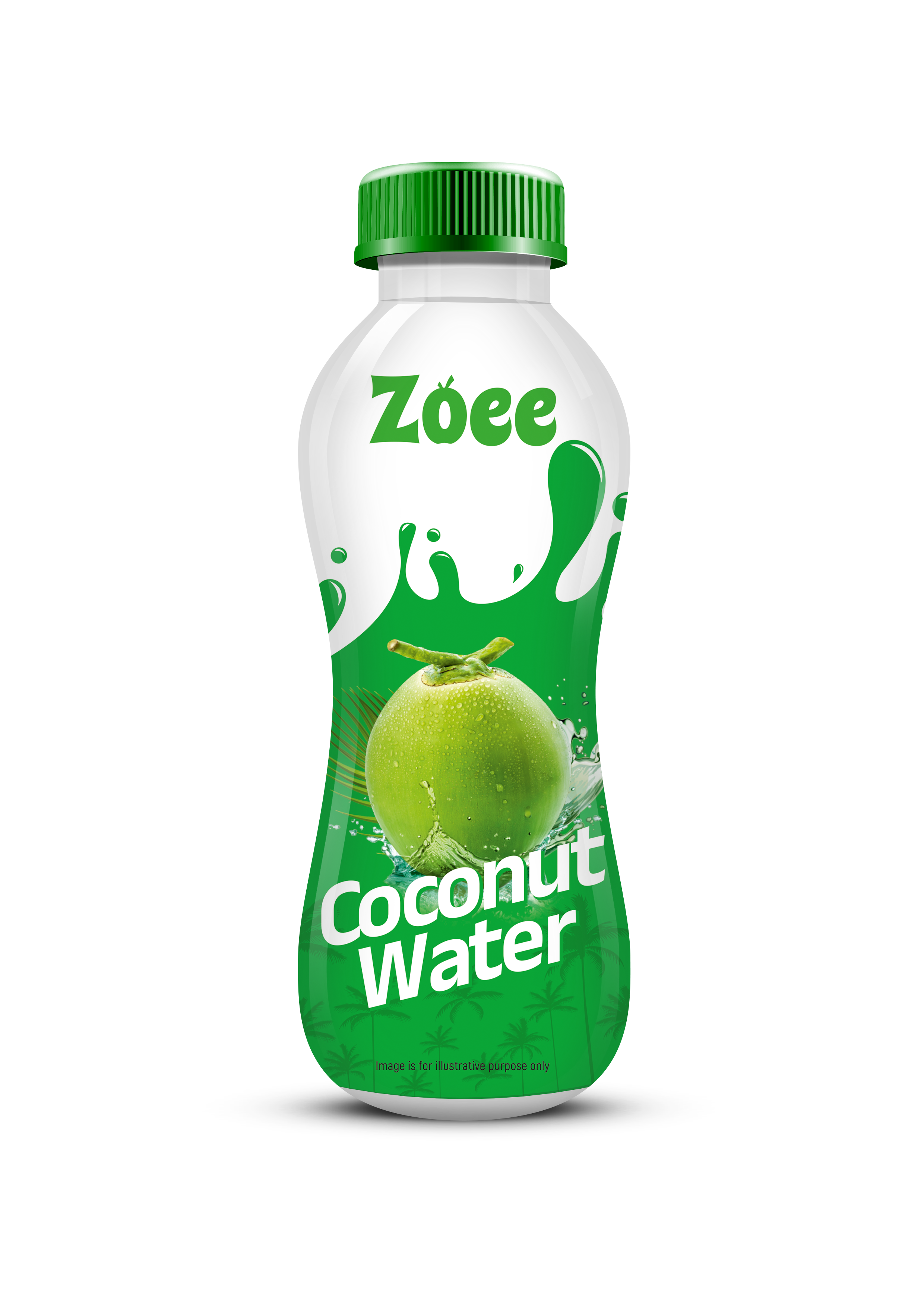 Zoee Coconut Water - 200ml PP Bottle, Sweet Taste, Alcohol-Free, Ambient Temperature Storage, 9-Month Shelf Life