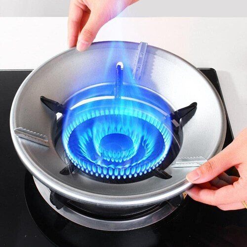 Mitsico Gas Saver Burner Stand - Gas Saver Jali - Home Gas Stove Fire Windproof Energy Saving Stand