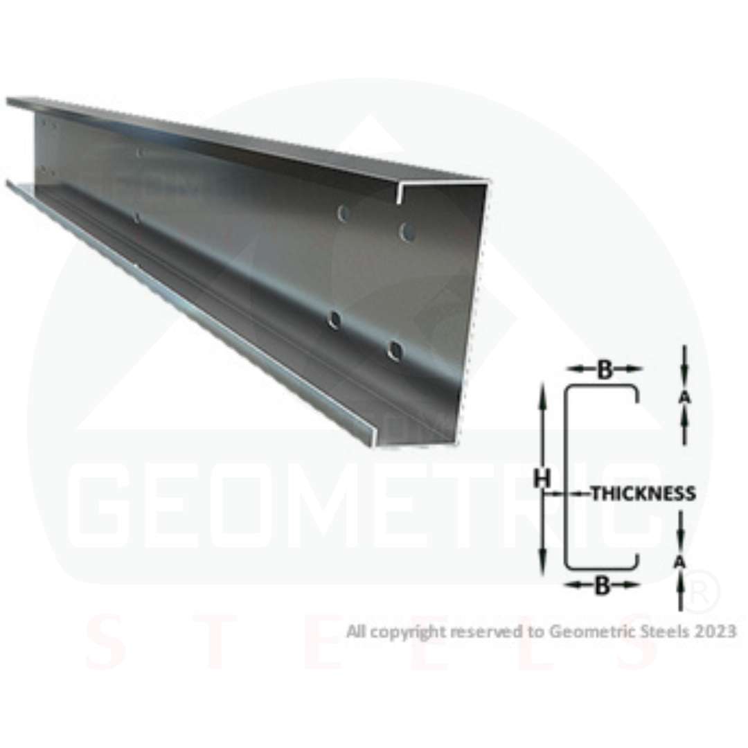 U-section Purlins - Galvanised, Customizable Lengths From 1.00 Mm To 3.00 Mm | Strong, Durable, Lightweight Cold Roll Section For Industrial Infrastructure And Peb Applications