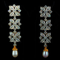 Cvd Diamond Earrings By SK Diam