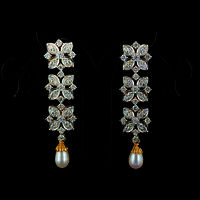 Cvd Diamond Earrings By SK Diam