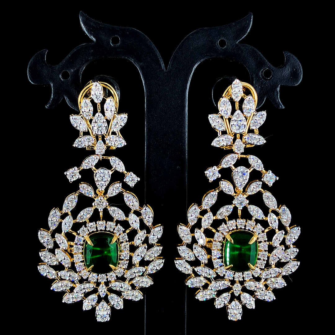 Cvd Diamond Earrings - Color: Silver