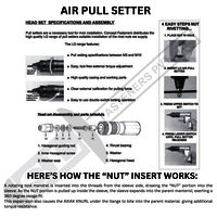 LG-801 Pneumatic Insert Nut Tool (Spin Technology)