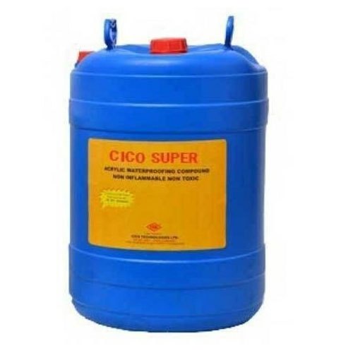 CICO SUPAR - Integral Liquid Waterproofing Compound Normal Setting for RCC Concrete and Mortar Conforms to IS 2645-2003 Ideal for Hydro-Insulation