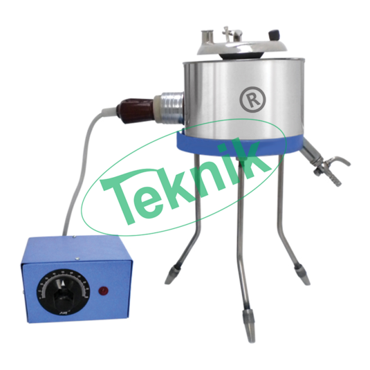 Tar Viscometer - Modified Redwood Design For Bituminous Material Testing | Compact Build, High Tensile Strength, Electrical Heating With Digital Regulator, Versatile Temperature Control