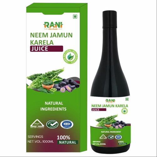 Herbal Neem Karela Jamun Juice - Physical Form: Tonic