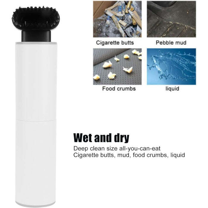 Vacuum Cleaner - Plastic, 33x9x8 Cm, Black | Mini Portable Handheld Design, Wet & Dry Dual Use, Efficient Cleaning Accessories, Deep Cleaning Dust Catcher