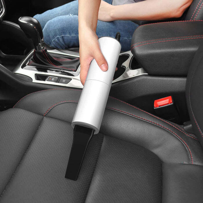 Vacuum Cleaner - Plastic, 33x9x8 Cm, Black | Mini Portable Handheld Design, Wet & Dry Dual Use, Efficient Cleaning Accessories, Deep Cleaning Dust Catcher