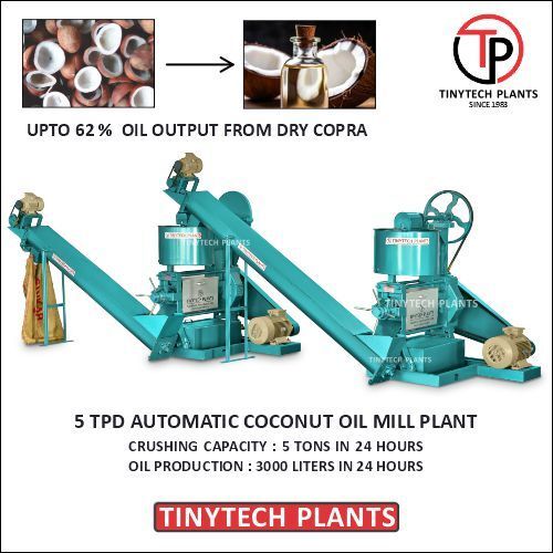 Coconut Automatic Oil Mill Plant