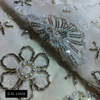 Embroidered beads with Sequins fabric for your Bridal Dress