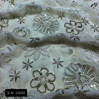 Embroidered beads with Sequins fabric for your Bridal Dress