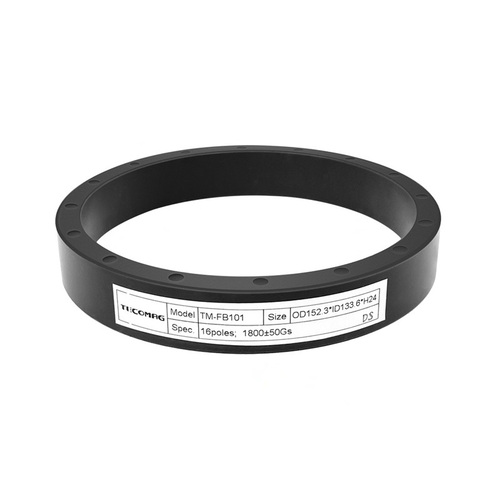 Bonded Ferrite Magnet Ring 16 Poles OD152.3*ID133.6*H24