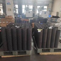 Bonded Ferrite Magnet Ring 16 Poles OD152.3*ID133.6*H24