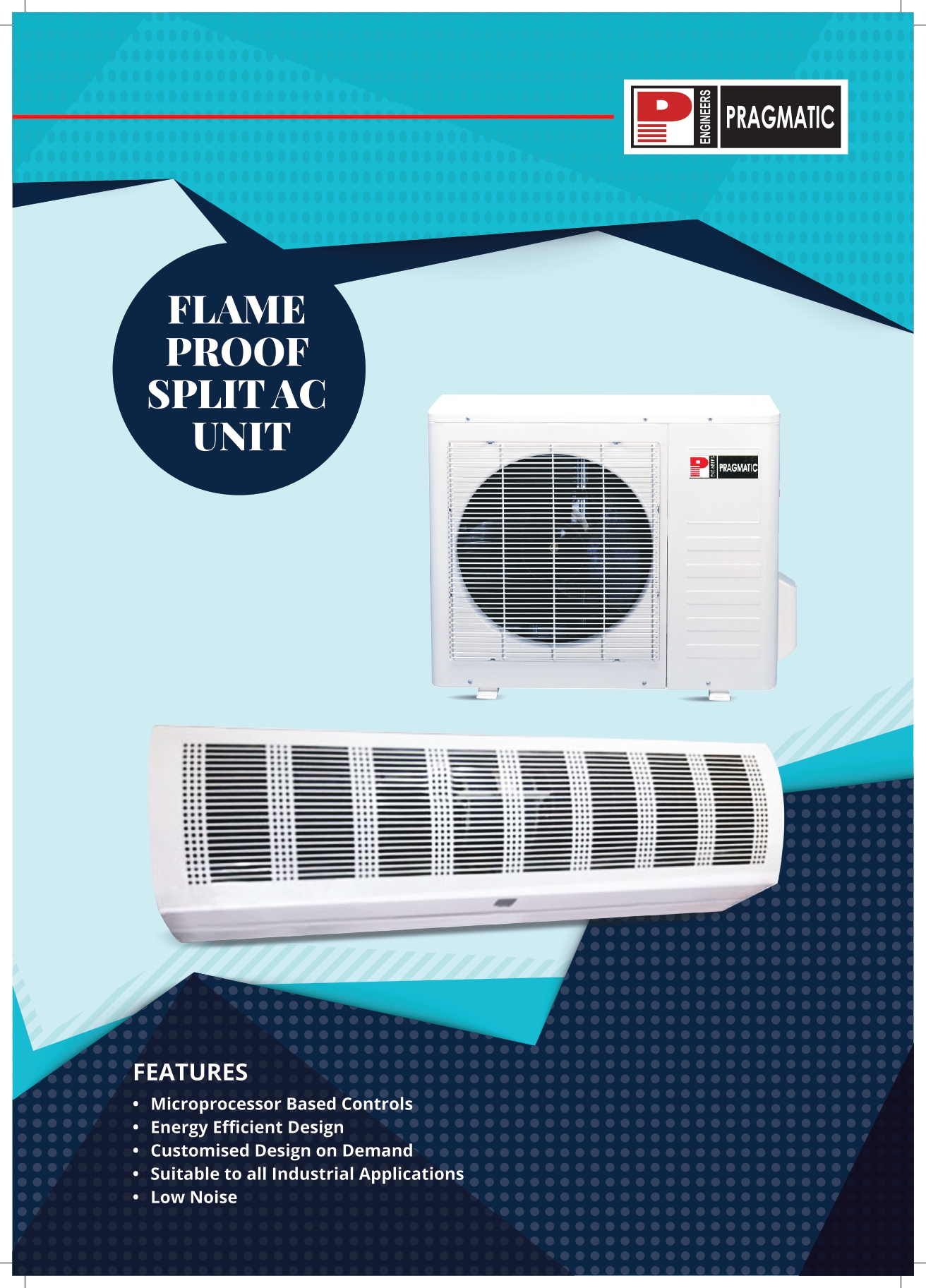 Flame Proof Split Ac - Color: White