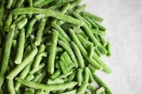 Freeze Dried Beans (french / Flat) - Color: Green