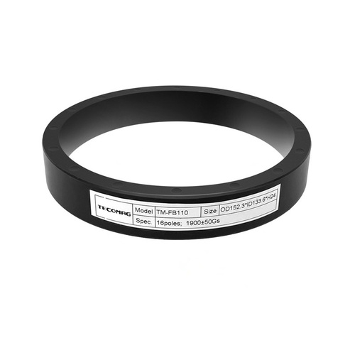 Bonded Ferrite Magnet Ring 16 Poles OD152.3 * ID133.6 * H24