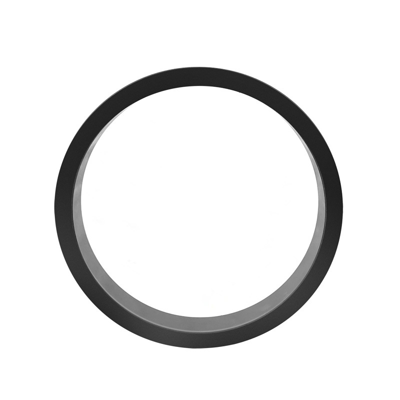 Bonded Ferrite Magnet Ring 16 Poles Od152.3 * Id133.6 * H24 - High Performance Ferrite, 374g Weight, Black, Injection Molded Design, Corrosion-resistant