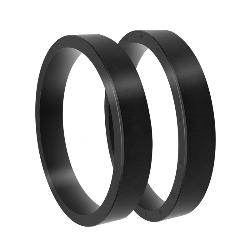 Bonded Ferrite Magnet Ring 16 Poles Od152.3 * Id133.6 * H24 - High Performance Ferrite, 374g Weight, Black, Injection Molded Design, Corrosion-resistant