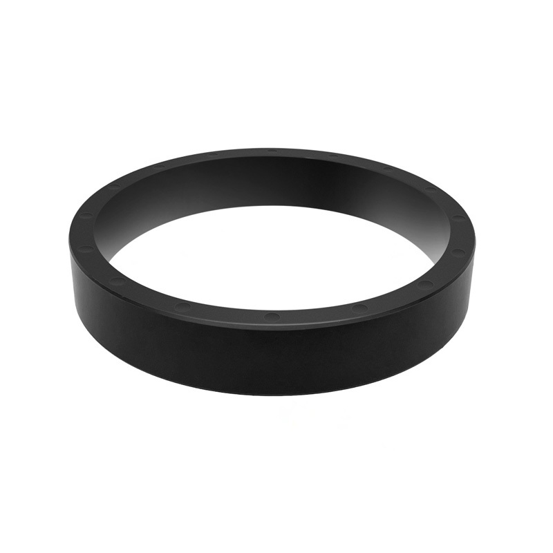 Bonded Ferrite Magnet Ring 16 Poles Od152.3 * Id133.6 * H24 - High Performance Ferrite, 374g Weight, Black, Injection Molded Design, Corrosion-resistant