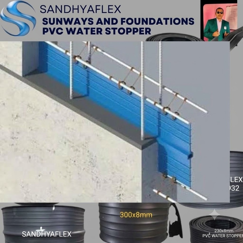 Pvc Water Stopper 150 X5Mm - Application: Sunways And Foundations