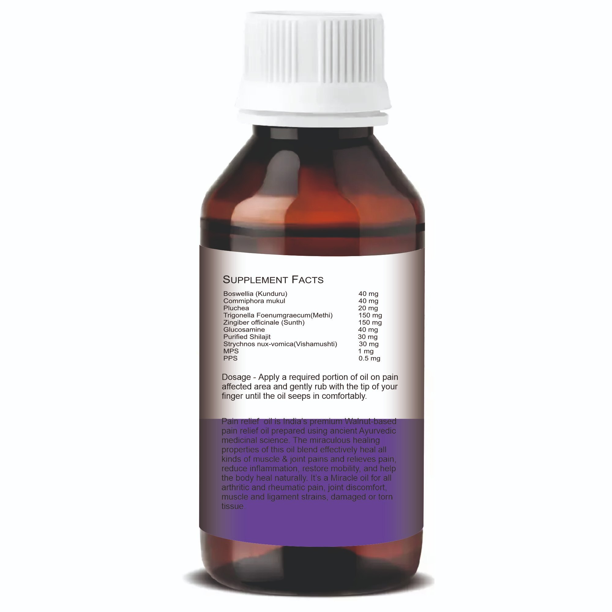 herbal ortho joint pain relief oil