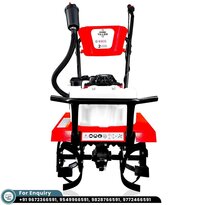 63cc Mini Power Tiller - 16" Working Width, 3.8hp Petrol Engine | Metal Frame, Automatic Transmission, Ideal For Weeding All Crops