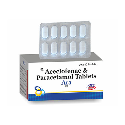 Aceclofenac And Paracetamol Tablets - Drug Type: General Medicines