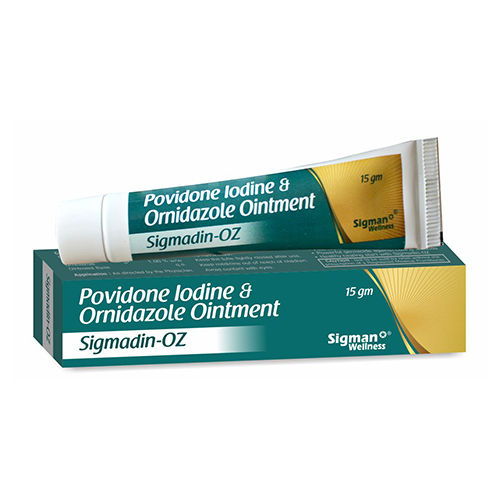 15G Povidone Iodine And Ornidazole Ointment - Drug Type: General Medicines