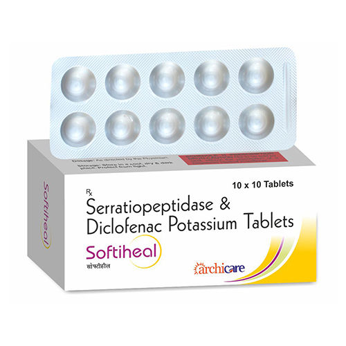 Serratiopeptidase And Diclofenac Potassium Tablets