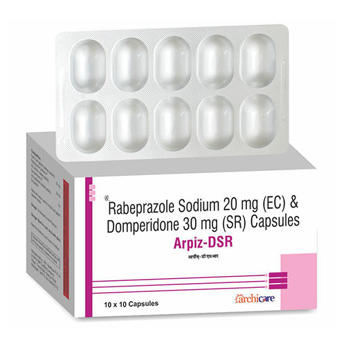 Rabeprazole Sodium 20mg EC And Domperidone 30mg SR Capsules