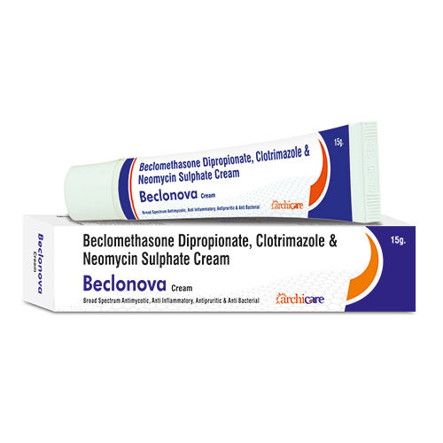 15G Beclomethasone Dipropionate Clotrimazole And Neomycin Sulphate Cream - Drug Type: General Medicines