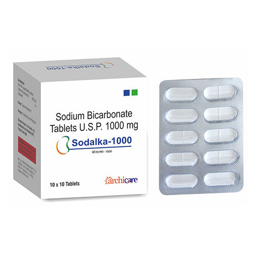 1000mg Sodium Bicarbonate Tablets USP