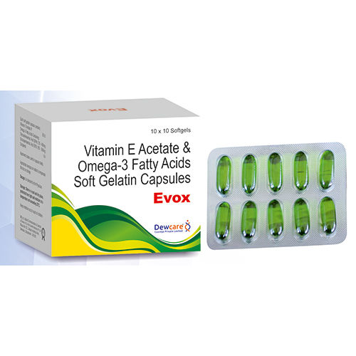 Vitamin E Acetate And Omega-3 Fatty Acid Soft Gelatin Capsules - Drug Type: General Medicines