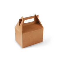 Corrugated Box With Handle - Color: Brown