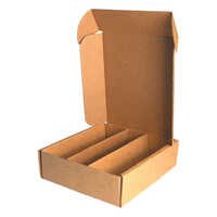 Partition Corrugated Box - High-quality Corrugated Board, Custom Made Size, Eco-friendly Brown Finish | Ideal For Fragile Item Protection And Organization