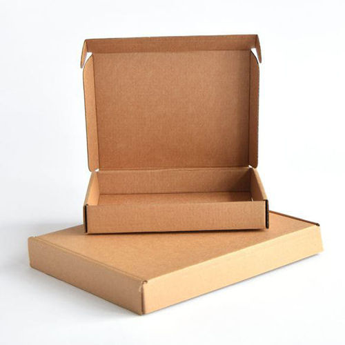 Die Cut Corrugated Box - Color: Brown